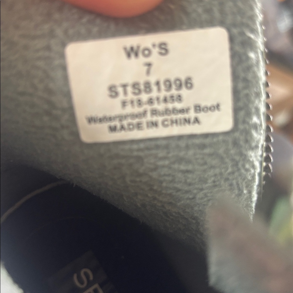 Sperry Mint Green Waterproof Ankle Rain Boots - Picture 4 of 5